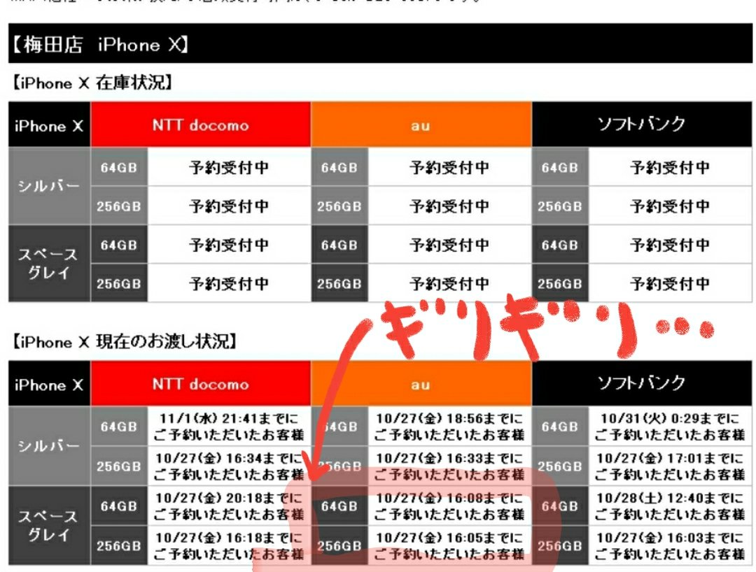 Iphone X ヨドバシ梅田で在庫確保 実はギリギリ立った件