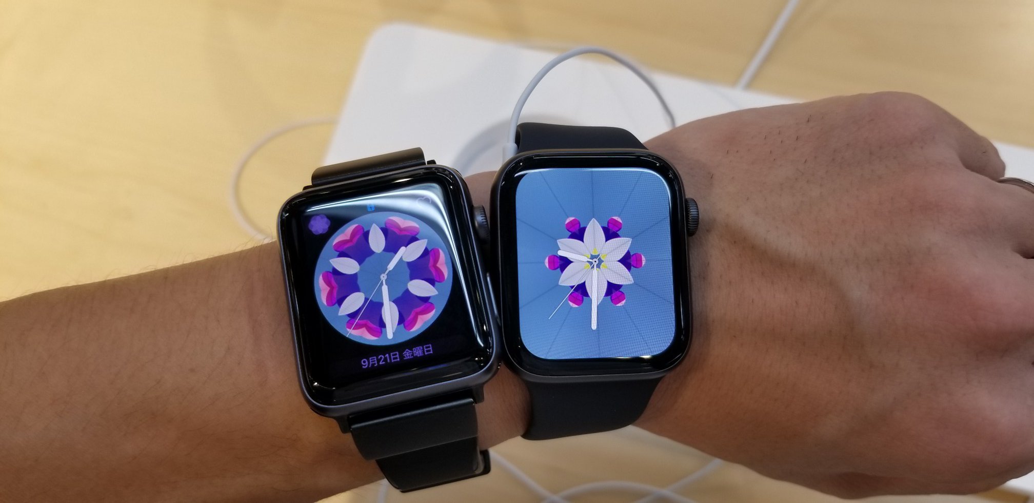 朗報】Apple Watch 4、3から超絶進化｜実機を少し触って分かった事