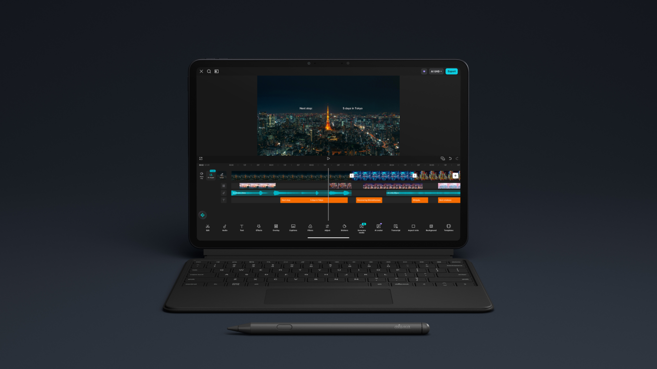 Alexa Tablet 12 Proと別売Pro Keyboard・Pro Pen